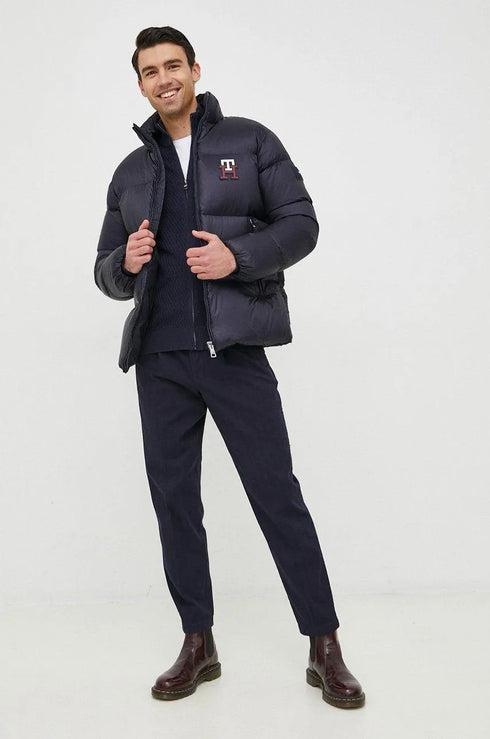 TOMMY HILFIGER MEN’S PREMIUM PUFFER JACKET | BATTLESHIP GREY