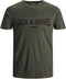 JACK & JONES LOGO-PREMIUM T-SHIRT | GREY