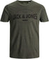 JACK & JONES LOGO-PREMIUM T-SHIRT | GREY