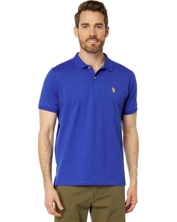 US POLO ASSN GOLF PRO FIT SHORT SLEEVE POLO SHIRT | BLUE