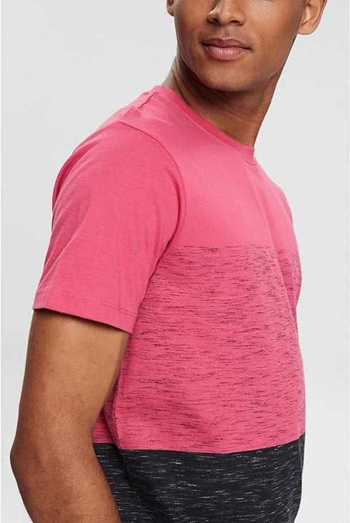 ESPRIT MEN T-SHIRT RELAXED FIT | DARK PINK