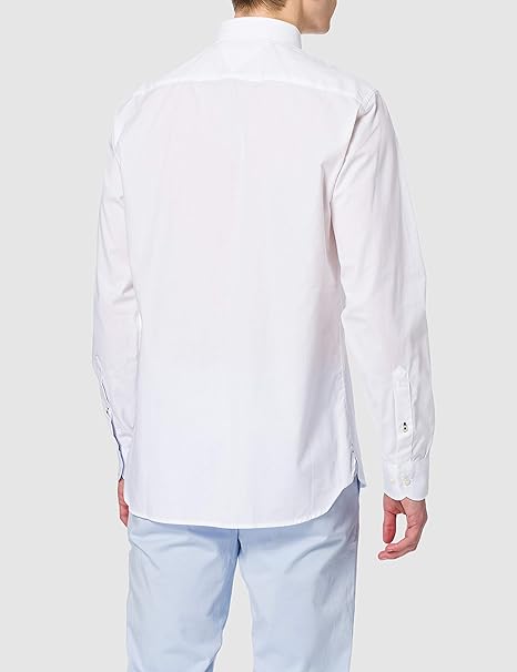 TOMMY HILFIGER - MEN'S NATURAL SOFT POPLIN REGULAR FIT - SHIRT | WHITE