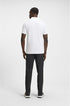 BOSS MEN'S PADDY OPEN 25 ACTIVE PADDY MERCERISED COTTON POLO SHIRT WITH GRID DETAIL | WHITE