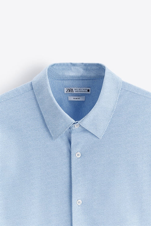 ZARA-STRETCH SHIRT-MEN | SKY BLUE