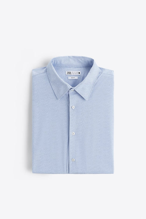 ZARA-STRETCH SHIRT-MEN | SKY BLUE