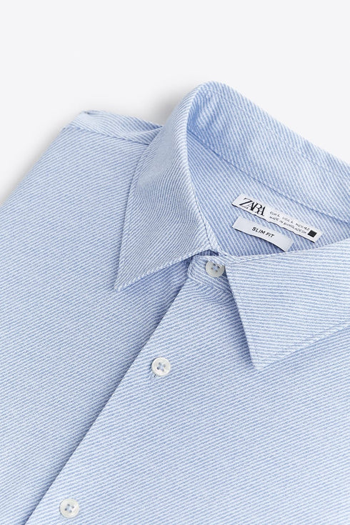 ZARA-STRETCH SHIRT-MEN | SKY BLUE