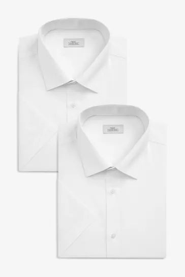 NEXT-ESAY CARE SHIRT-REGULAR FIT | WHITE