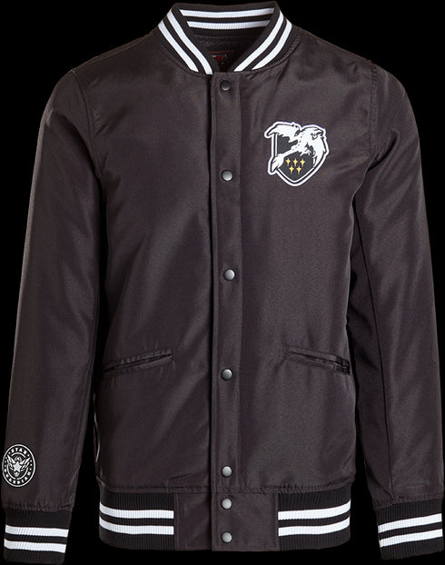 STAR GUARDIAN VARSITY JACKET MEN - WOMEN | BLACK