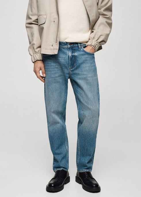 MANGO JEANS BEN TAPERED FIT | LIGHT BLUE