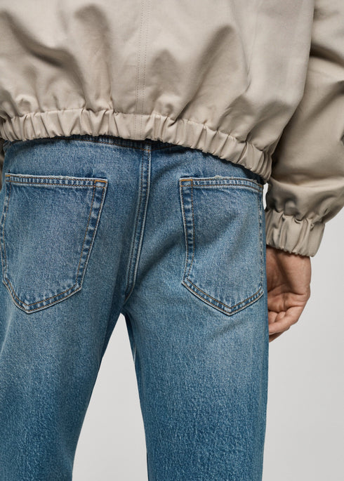 MANGO JEANS BEN TAPERED FIT | LIGHT BLUE