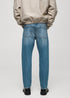 MANGO JEANS BEN TAPERED FIT | LIGHT BLUE
