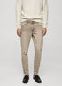 MANGO JEANS SAMMY TAPERED SLIM FIT | SAND