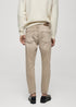 MANGO JEANS SAMMY TAPERED SLIM FIT | SAND