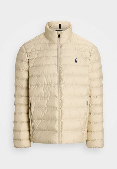 RALPH LAUREN MEN’S PREMIUM DOWN PUFFER JACKET | BEIGE