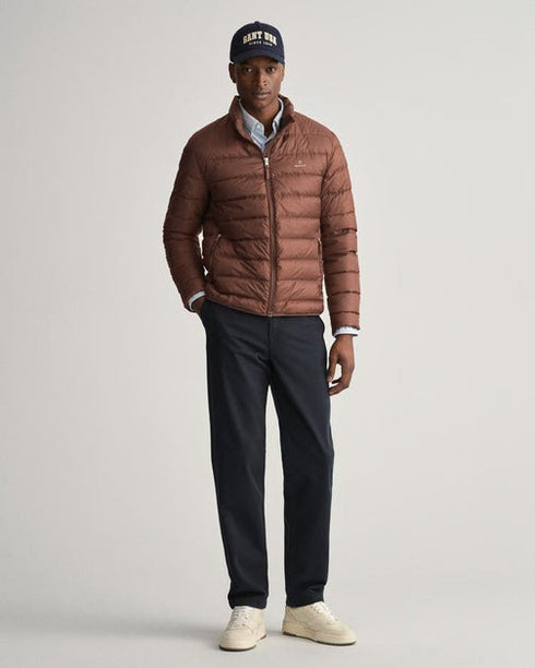 GANT MEN'S LIGHT DOWN JACKET | BRWON