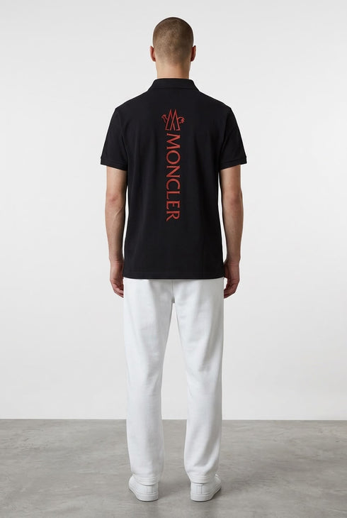 MONCLER - LUXE POLO SHIRT | BLACK