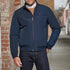 TOMMY HILFIGER MENS PERFORMANCE FAUX MEMORY BOMBER JACKET | NAVY