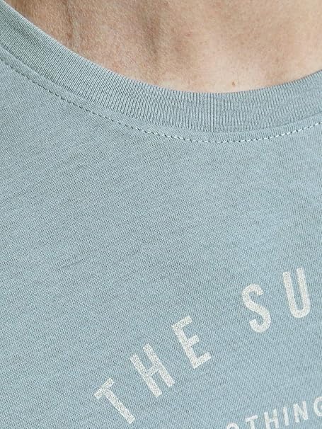 JACK & JONES MEN'S JJE JEANS TEE SS CREW NECK NOOS | SKY BLUE