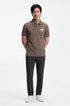 HUGO BOSS DUSPLITY POLO SHIRT | TAUPE
