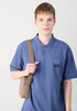 HUGO BOSS DUSPLITY POLO SHIRT | MEDIUM BLUE