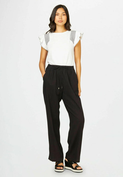 CONBIPEL SMOCK STICH - PRINT T- SHIRT | WHITE