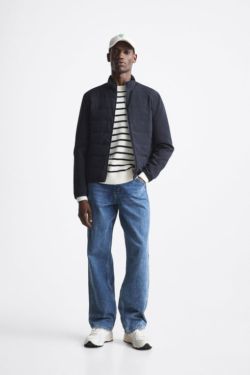 ZARA LIGHT PADDED JACKET | NAVY BLUE