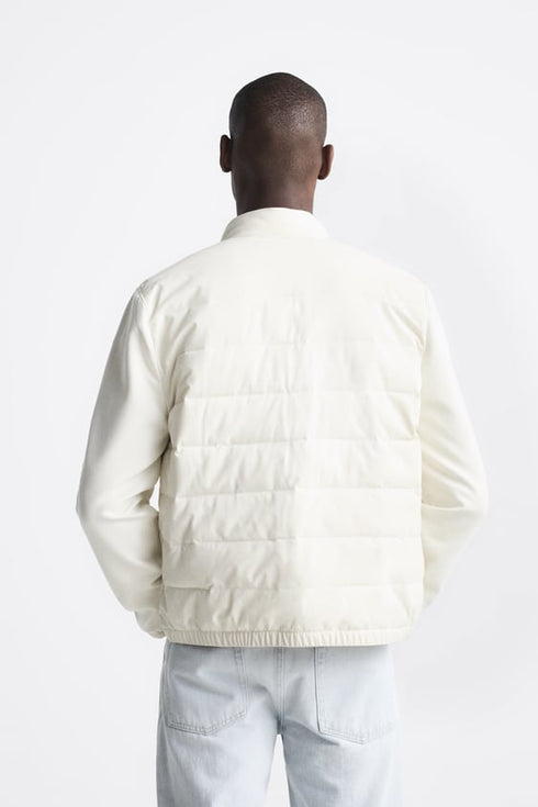 ZARA-LIGHT PADDED JACKET | ECRU