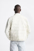 ZARA-LIGHT PADDED JACKET | ECRU
