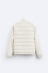 ZARA-LIGHT PADDED JACKET | ECRU