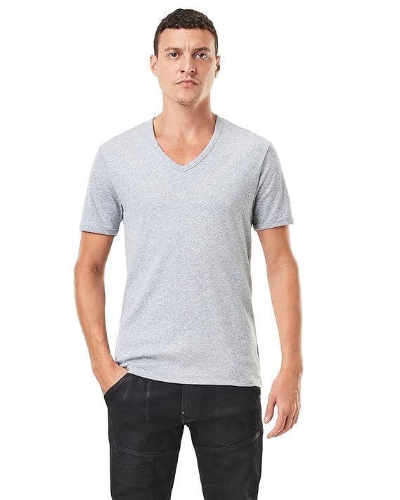 G-STAR RAW MEN'S BASE SLEEVE T-SHIRT | GREY