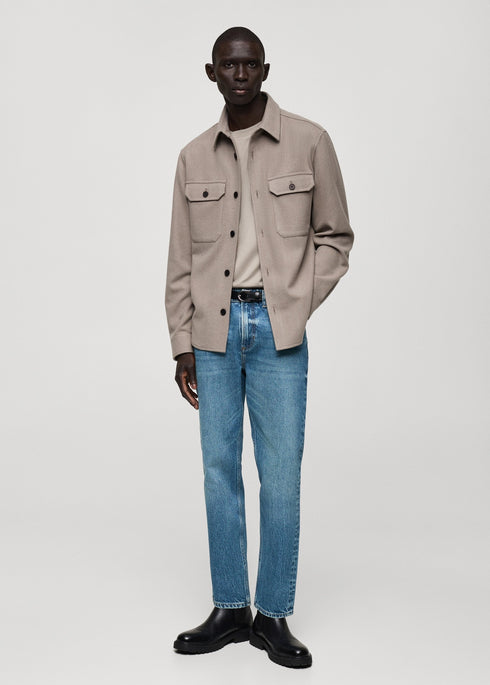 MANGO JEANS BEN TAPERED SLIM FIT | LIGHT BLUE