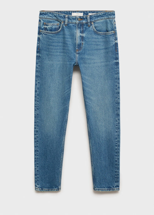 MANGO JEANS BEN TAPERED SLIM FIT | LIGHT BLUE
