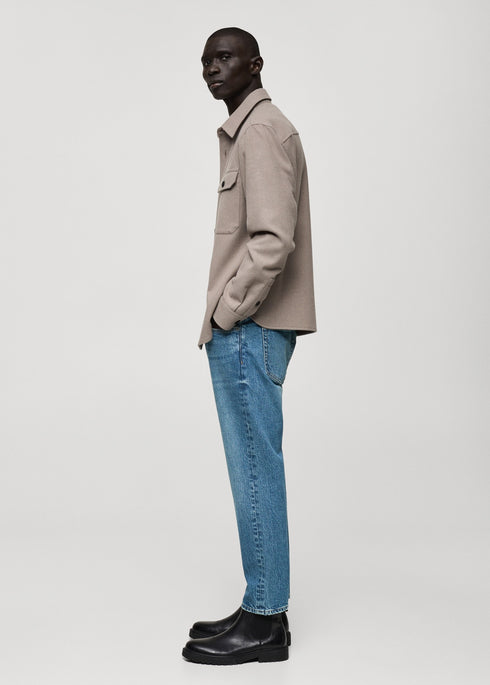 MANGO JEANS BEN TAPERED SLIM FIT | LIGHT BLUE