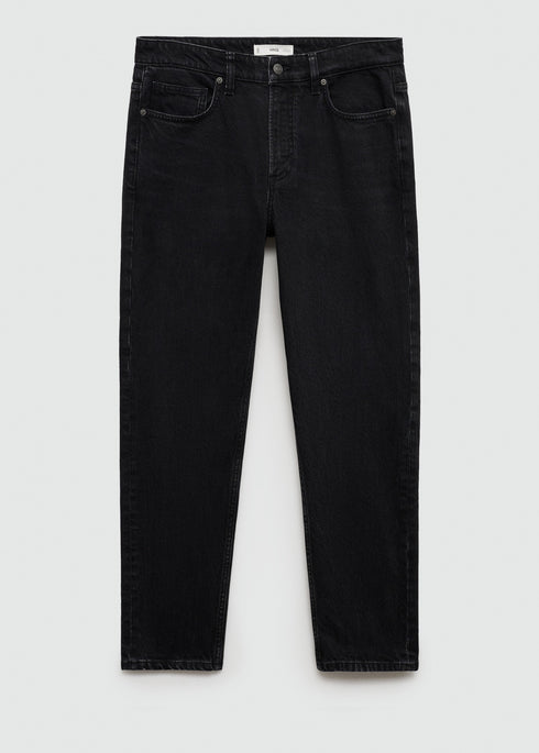 MANGO JEANS BEN TAPERED FIT | BLACK
