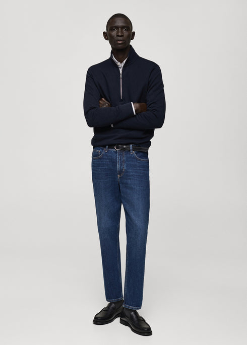 MANGO JEANS BEN TAPERED FIT | BLUE
