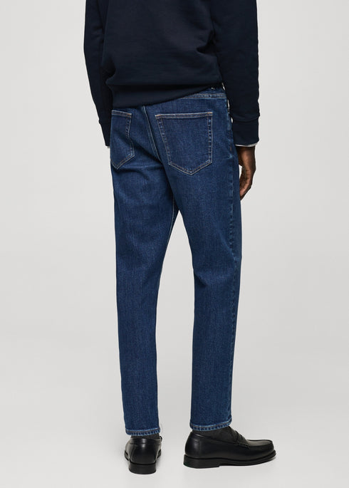 MANGO JEANS BEN TAPERED FIT | BLUE