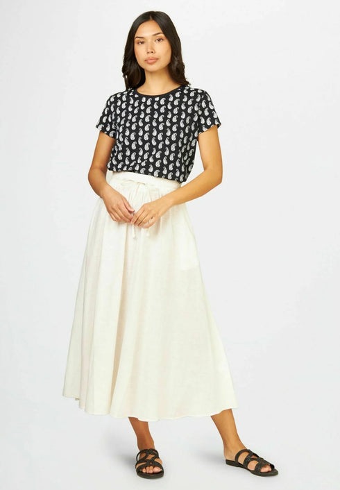 CONBIPEL WITH ALL OVER PRINT - PRINT T-SHIRT | NAVY