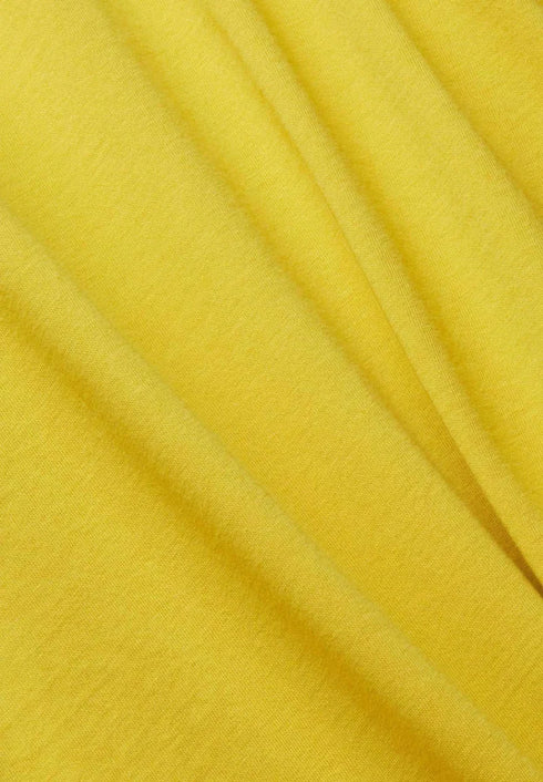 ESPRIT MEN T-SHIRT PRINT REGULER | DUSTY YELLOW