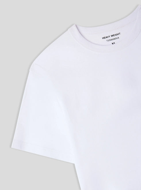 TERRANOVA HEAVYWEIGHT SOLID COLOR T-SHIRT | OPTICAL WHITE