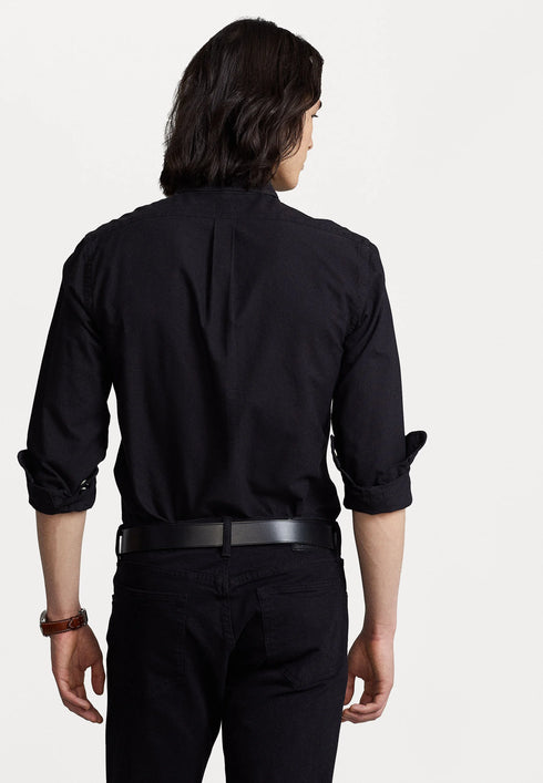 POLO RALPH LAUREN SLIM FIT OXFORD SHIRT | BLACK