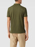 HUGO BOSS COTTON - PIQUE POLO SHIRT WITH LOGO PRINT | OLIVE GREEN