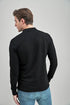 NEXT LONG SLEEVE PIQUE POLO SHIRT-MEN | BLACK