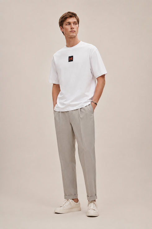 HERMES PARIS T-SHIRT LUXURY MERCERIZED COTTON | WHITE