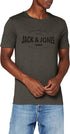 JACK & JONES LOGO-PREMIUM T-SHIRT | GREY