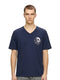 DIESEL V-NECK FLEXIBLE T-SHIRT | DARK BLUE