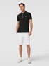 HUGO BOSS PAULE 4 PIQUE POLO SHIRT | BLACK