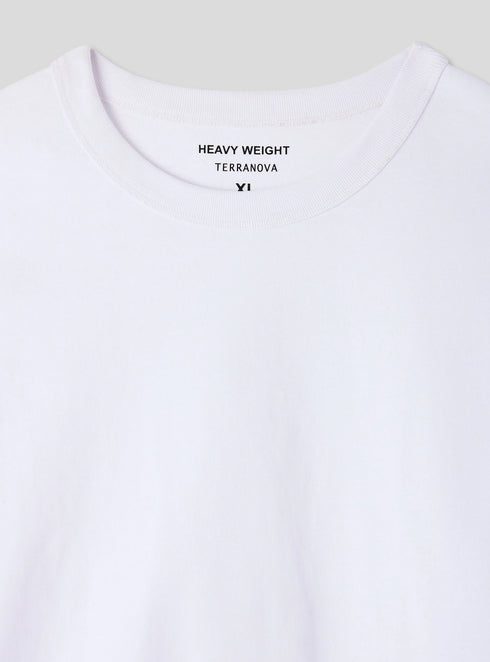 TERRANOVA HEAVYWEIGHT SOLID COLOR T-SHIRT | OPTICAL WHITE