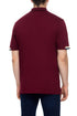 HUGO BOSS REGULAR-FIT POLO SHIRT WITH EMBROIDERED LOGO | MAROON