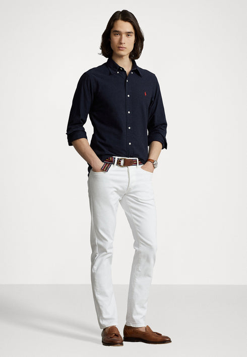 POLO RALPH LAUREN SLIM FIT OXFORD SHIRT | NAVY