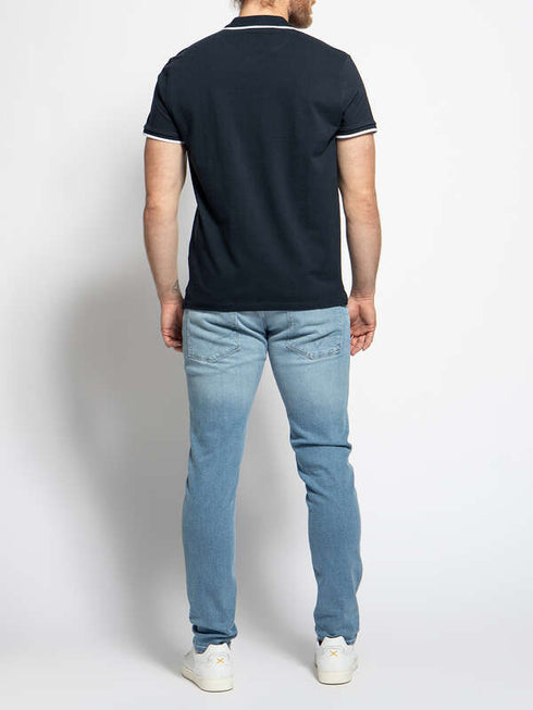 PEPE JEANS LONDON JET COTTON POLO SLIM FIT | NAVY BLUE